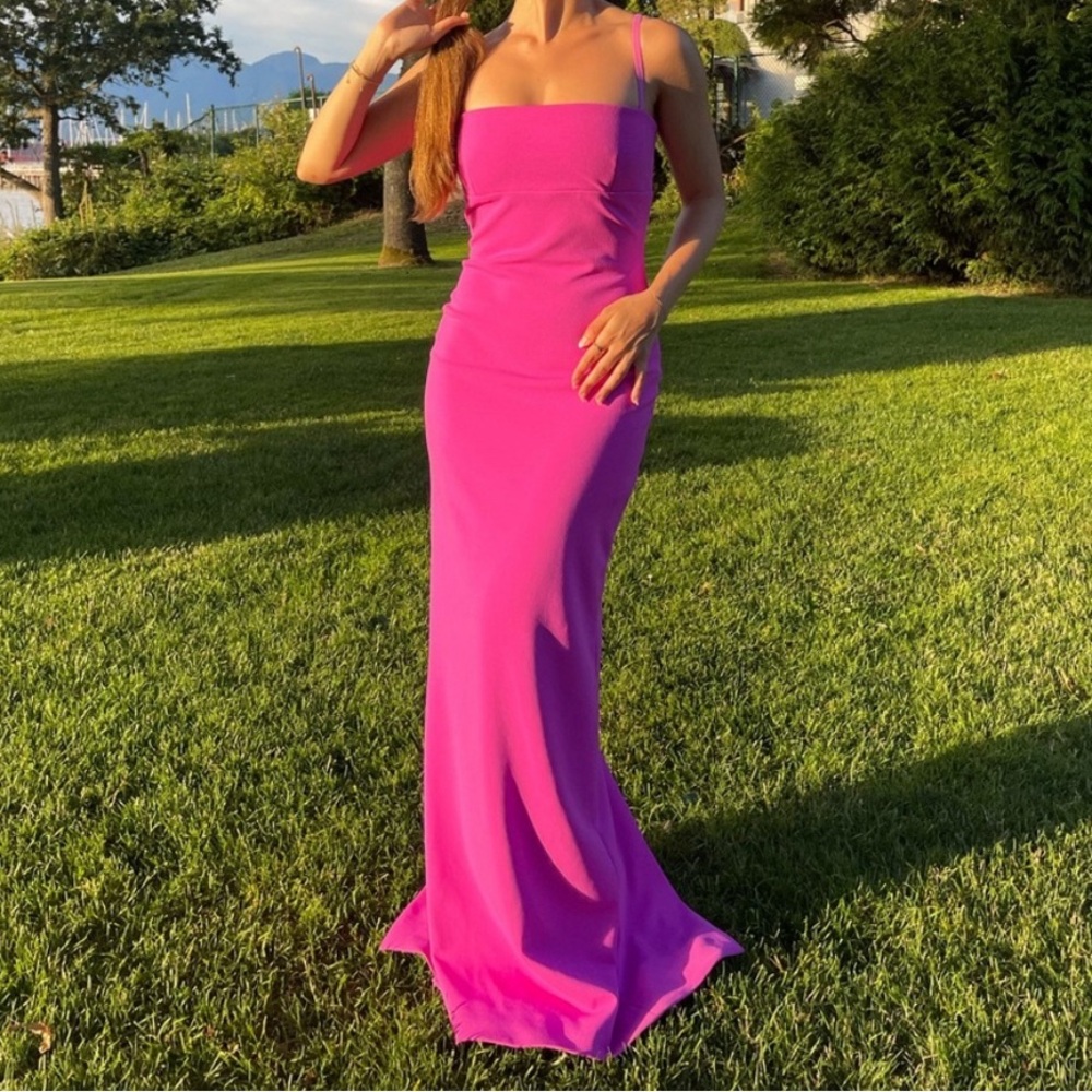 Solace London Riley Crepe Maxi Dress